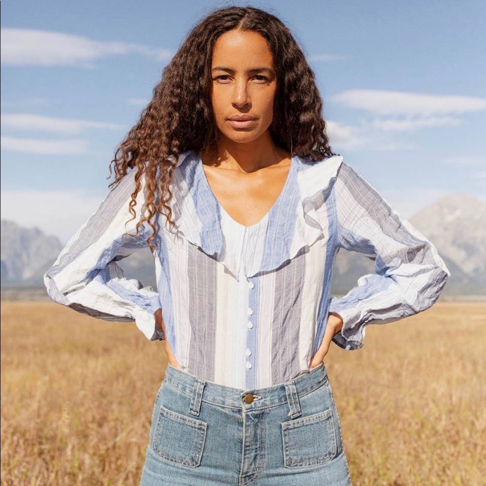 Christy Dawn Fleur Top in Sweet Pea, Size Small